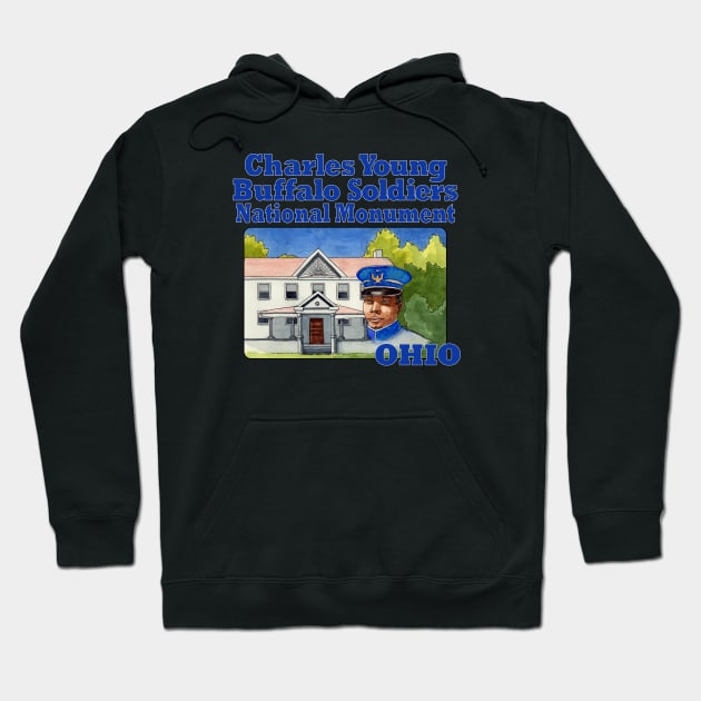 Charles Young Buffalo Soldiers National Monument, Ohio Hoodie by MMcBuck